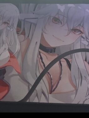 Anime Character Art Print - White-Haired Female